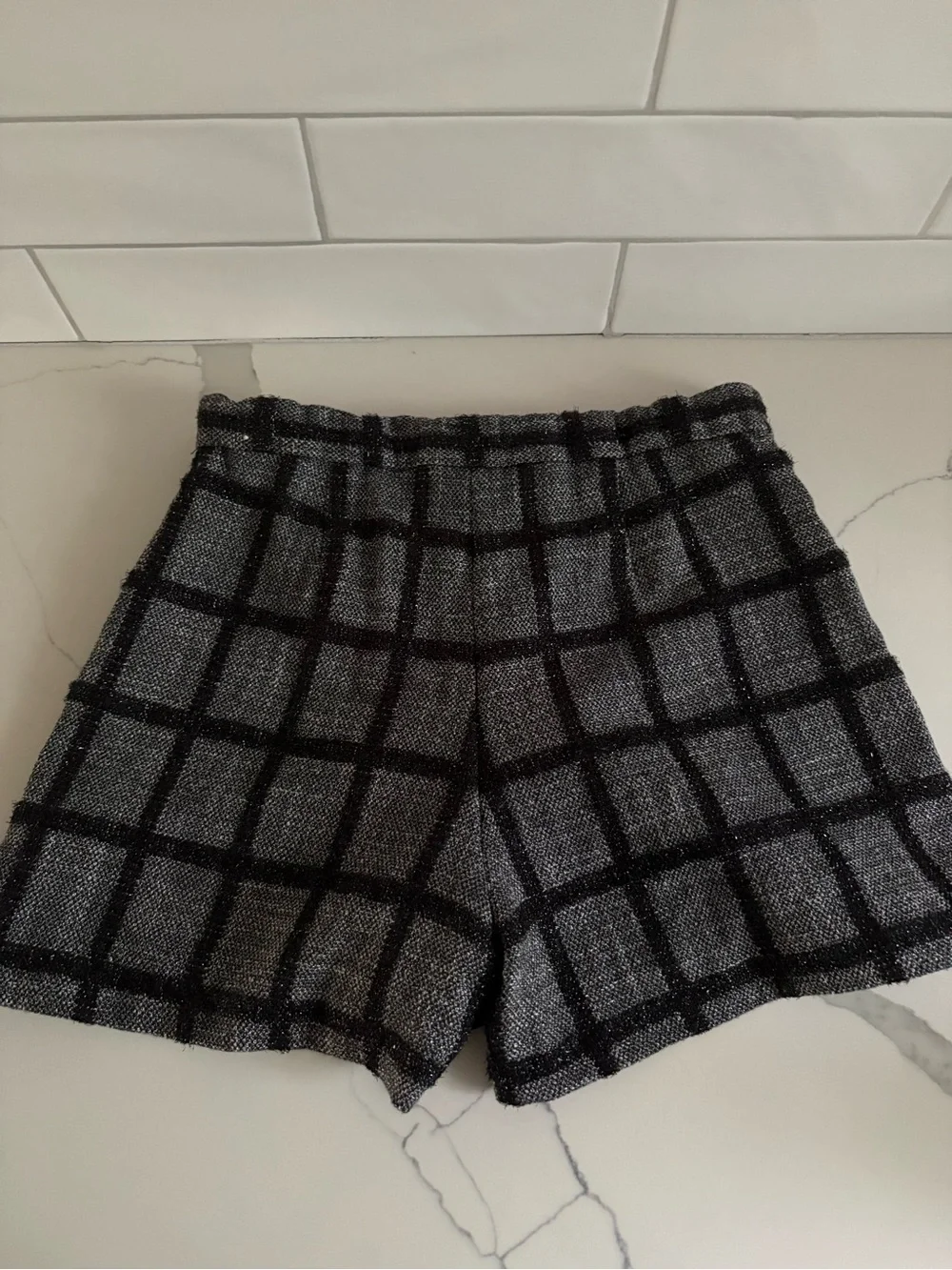 MAYORAL Black and Charcoal Textured Skort